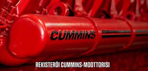 Rekisteröi Cummins-moottorisi