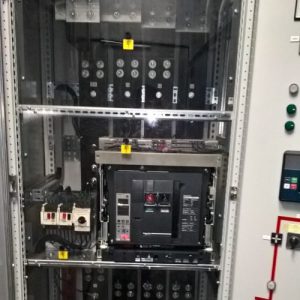Genset breaker cabinet